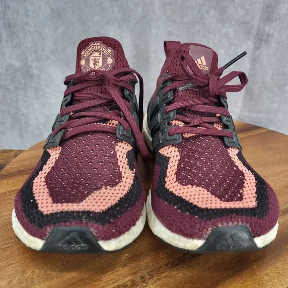 Adidas Ultra Boost DNA X Manchester United Football Pack Shoes Mens 7.5 Red - Picture 3 of 12